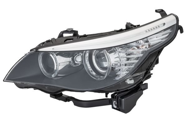 Priekšējais lukturis, kreisais, bi-ksenons (D1S/H8, LED dienas gaismas), BMW 5 (E60, E61) 2007–2010