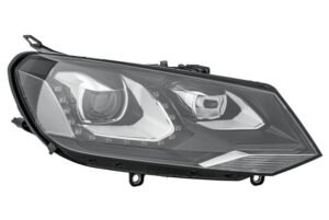 Priekšējais lukturis, labais, bi-ksenons (D3S, LED dienas gaismas, adaptīvā līkumu gaisma, komplektā ar spuldzēm, PR 8IP), Volkswagen Touareg (II, 7P) 2010–2014