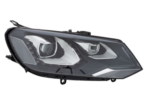 Front headlight, right, bi-xenon (D3S, LED daytime running lights, adaptive bend light, with bulbs included, PR 8IM), Volkswagen Touareg (II, 7P) 2010–2014