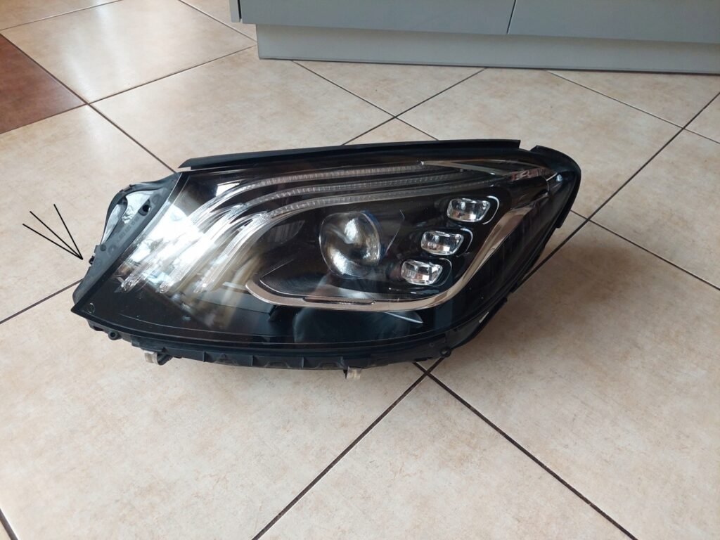 Priekšējais lukturis, kreisais, Matrix LED, Mercedes-Benz S-klase (W222) 2017–2020