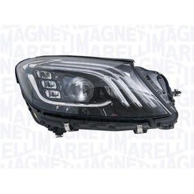 Priekšējais lukturis, labais, LED (ar LED dienas gaitas lukturi, oranžs pagriezienrādītājs), Mercedes-Benz S-klase (W222) 2017–2020