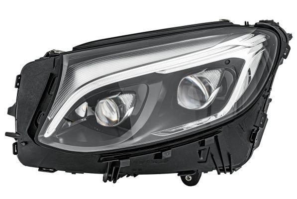 Front headlight, left, full LED (with dynamic bend lighting), Mercedes-Benz GLC (X253) 2015–2022, Hella