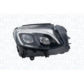 Priekšējais lukturis, kreisais, LED (ar līkumu apgaismojumu), Mercedes-Benz GLC (X253), Magneti Marelli