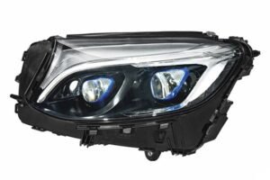 Priekšējais lukturis, kreisais, pilns LED (ar dinamisko līkumu apgaismojumu), Mercedes-Benz GLC (X253) 2015–2022, Hella