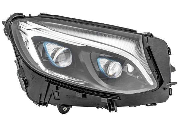 Передняя фара, правая, Full LED (с динамическим освещением поворотов), Mercedes-Benz GLC (X253) 2015–2022, Hella