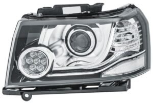 Priekšējais lukturis, kreisais, halogēns (HB3, ar LED dienas gaitas lukturi), Land Rover Freelander 2 (L359)