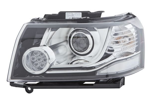 Priekšējais lukturis, kreisais, halogēns (HB3, PY21W, ar LED dienas gaismām), Land Rover Freelander 2 (L359) 2012–2014