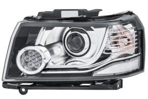 Priekšējais lukturis, kreisais, bi-ksenons (D3S, ar LED dienas gaismām), Land Rover Freelander 2 (L359) 2013–2014