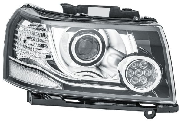 Priekšējais lukturis, labais, halogēns (HB3, ar LED dienas gaitas lukturi), Land Rover Freelander 2 (L359)